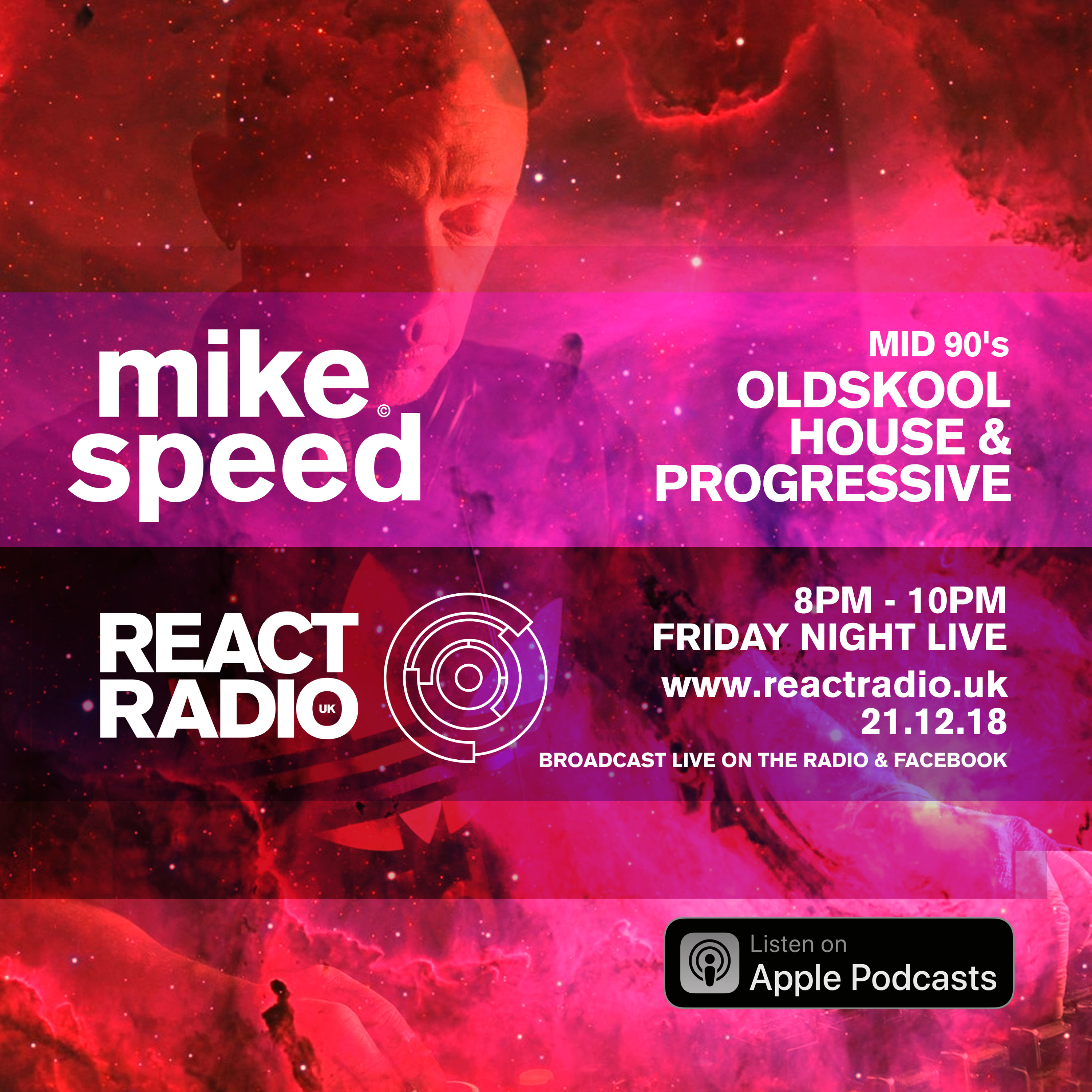 Mike Speed | React Radio UK Show | www.reactradio.uk | Underground & Oldskool Beats