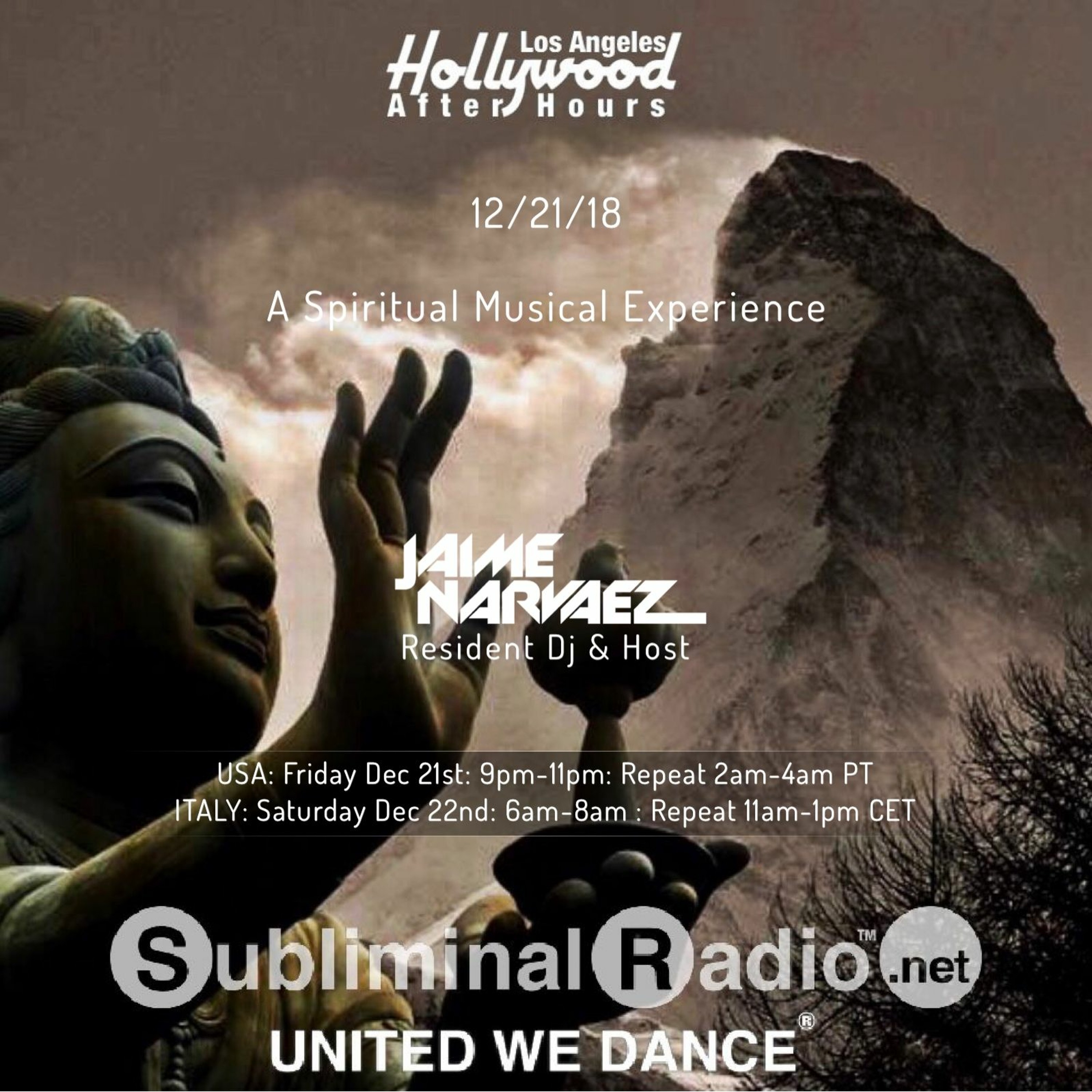 Jaime Narvaez | Hollywood After-Hours on Subliminal Radio | Show 0036 | 21 December 2018 episode artwork