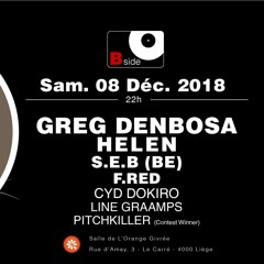 F.red @ B-side Invite Greg Denbosa - 08-12-2018