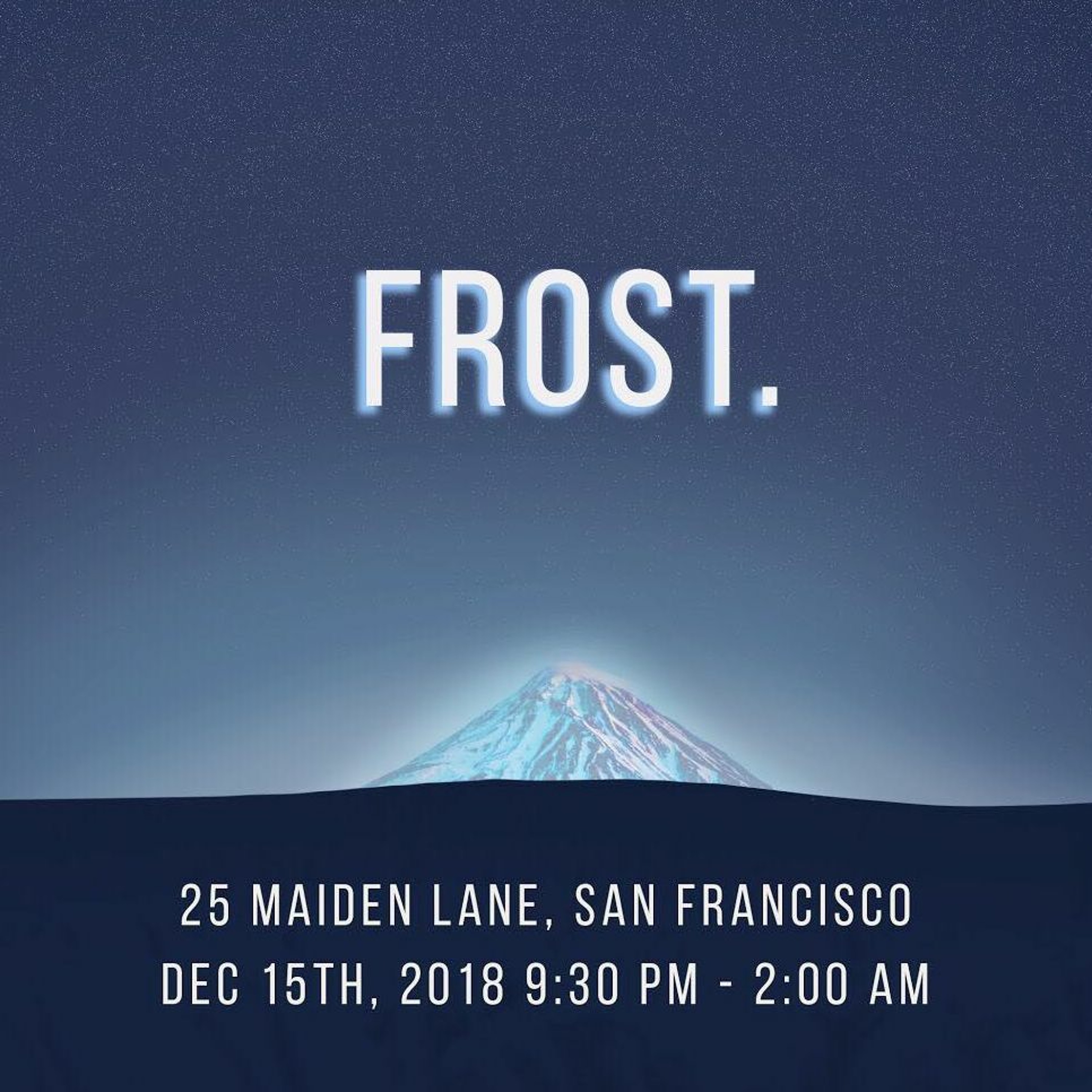 JM - Frost @ Iron Horse - Dec 2018 episode artwork