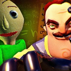 Baldi (Baldi_s Basics) VS. Neighbor (Hello Neighbo(MP3_128K).mp3