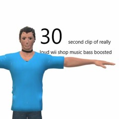 30 second cliip of really loud wii shop bass boosted