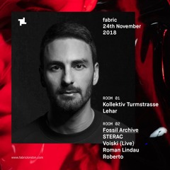 Lehar @ Fabric London 24.11.18 (Full 3 hours DJ set recorded live)