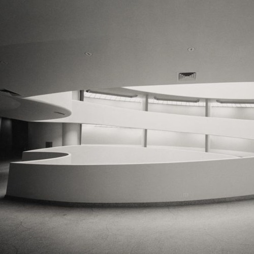 Frank Lloyd Wright And Interior Space By Guggenheim Museum