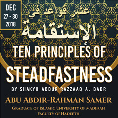 Ten Principles of Steadfastness class 1