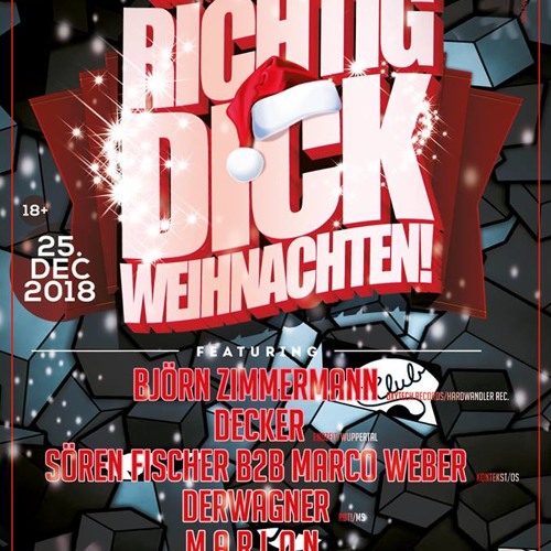 Björn Zimmermann @ RICHTIG DICK WEIHNACHTEN! 2018 / Club Favela, Münster