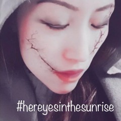 Her eyes in the sunrise