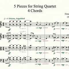 5 Pieces For String Quartet (Realisation)