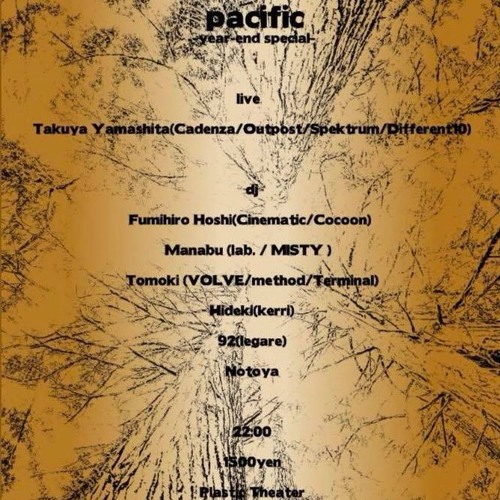 18 12 29 Pacific Year End Special Guest Live Takuya Yamashita By Takuya Yamashita