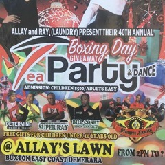 SLINGERZ FAMILY LIVE AT ALLAY'S LAWN BUXTON STARRING DJ CASH MONEY BILL COSBY & MATIC PT1  DEC.2018