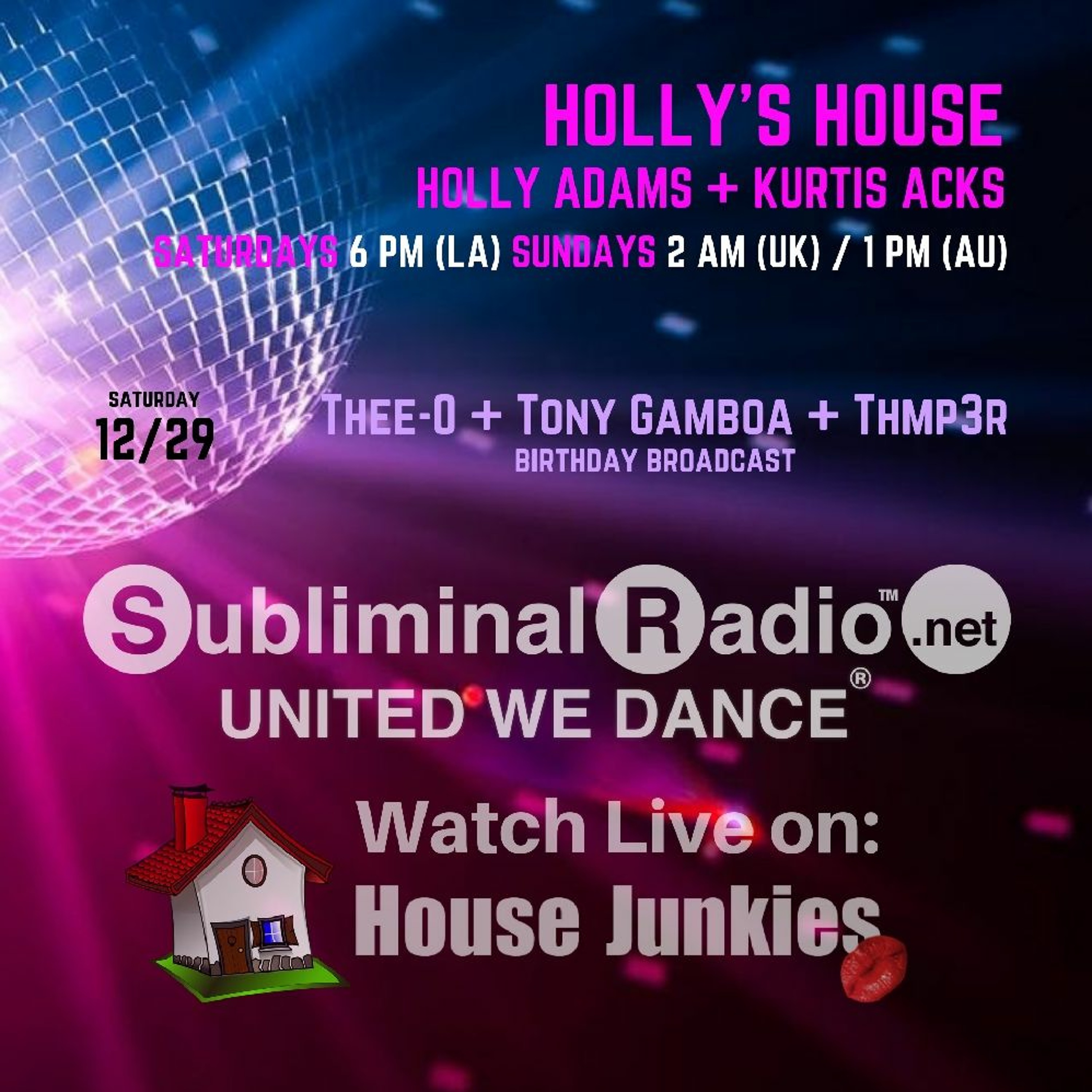 Thmp3r | Holly's House on Subliminal Radio | Show 056 | 29 December 2018 episode artwork
