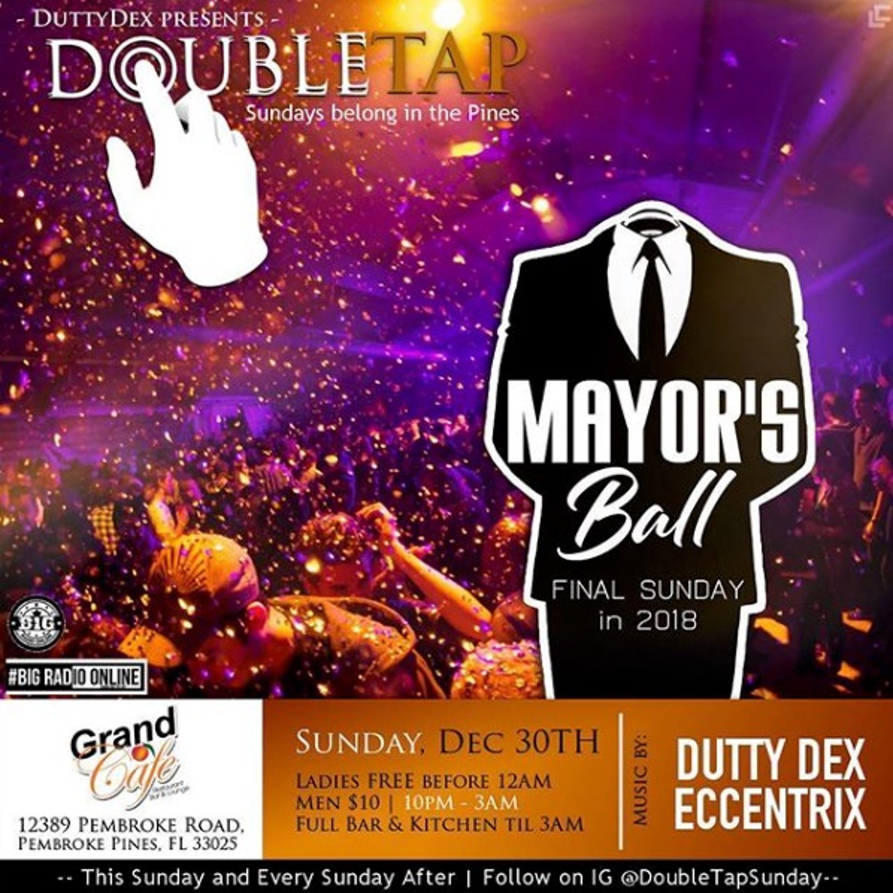 Eccentrix Sound + Dutty Dex @ Doubletap Sundays 12/30/18 (LIVE AUDIO) episode artwork