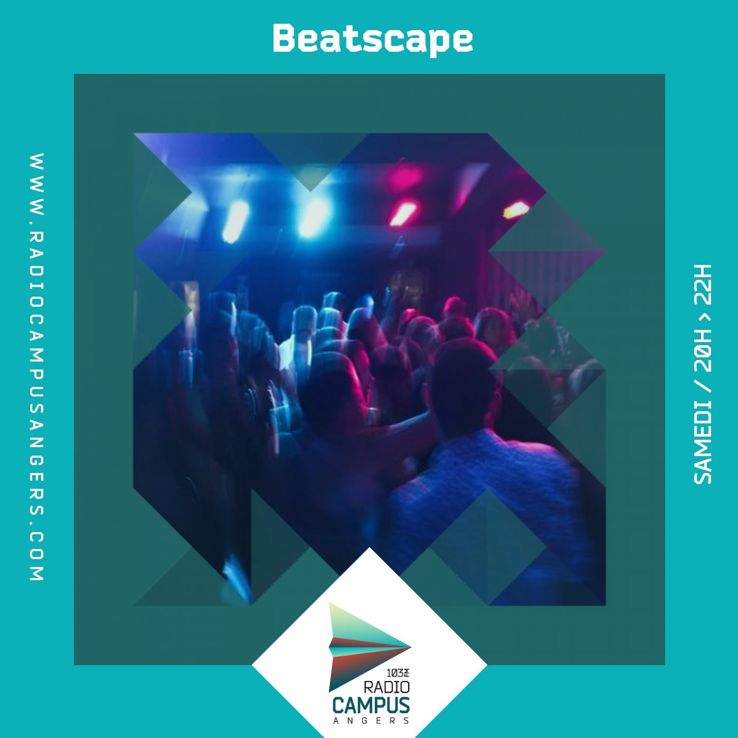 Beatscape @ Radio Campus Angers 22 December 2018 **Techno** episode artwork