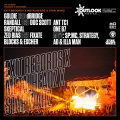 Ant TC1, MC Strategy & Crazy D - Metalheadz Vs Exit Vs Star Warz Stage, Outlook Festival, 06.09.2018