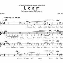 Loam (2017, world premiere) — Los Robles Master Chorale