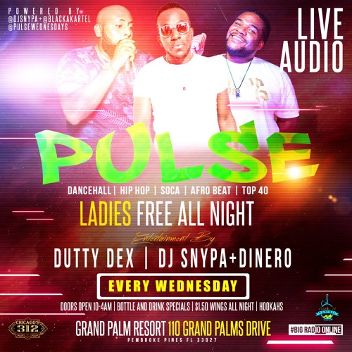 PULSE WEDNESDAY JAN 2nd (Dj Snypa + Dutty Dex)