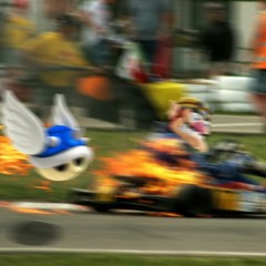 Wario Has a Blue Shell Incident and Fucking Dies