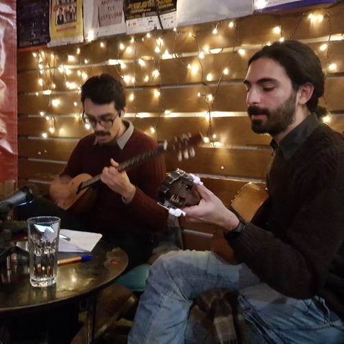 Streets of Athens - Musicians playing in Small Esplanada