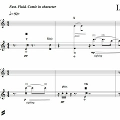 1901: Un Oiseau (for two bass flutes) - MEI Música para flautas