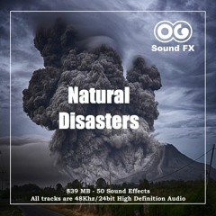 Natural Disasters Sound Effects Pack Preview