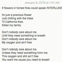 If Flowers In Forrest Fires Could Speak prod. by J.MIL