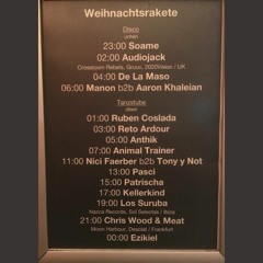 Audiojack @ Hive, Zurich [25.12.18]