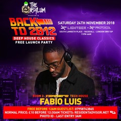 Fabio Luis LIVE SET @ #Tekkers 24th Nov @ Fire + Lightbox