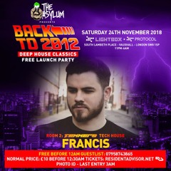 Francis LIVE SET @ #Tekkers 24th Nov @ Fire + Lightbox