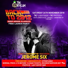 Jerome Six LIVE SET @ #Tekkers 24th Nov @ Fire + Lightbox