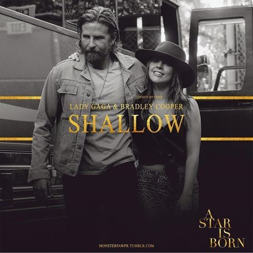 Брэдли купер и леди гага песня shallow. Леди Гага Bradley Cooper shallow. Гага и Купер shallow. Lady Gaga shallow обложка. Брэдли и Гага shallow.