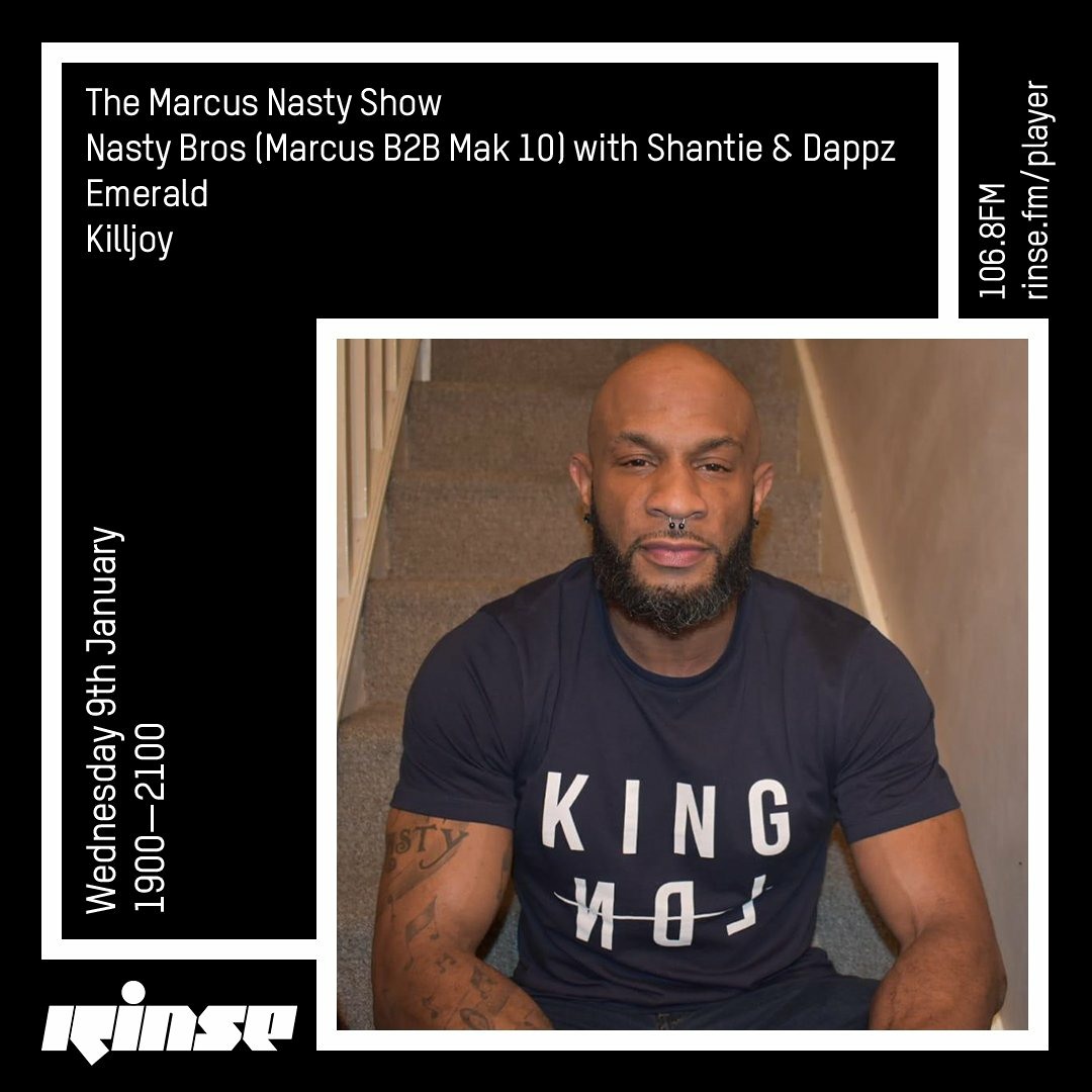 Stream The Marcus Nasty Show feat. Mak 10, Dappz, Emerald