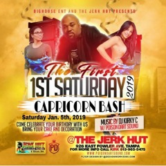 "1ST SATURDAY"- JAN 5TH 2019 @THE JERK JUT,TAMPA FLORIDA...