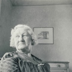 looking out of the window she sees an empty bird’s nest on a bare tree (improv)