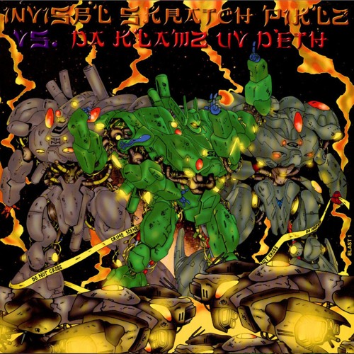 INVISIBL SKRATCH PIKLZ VS DA KLAMZ UV DETH 1996 (Q-bert, Mix Master Mike & Shortkut)