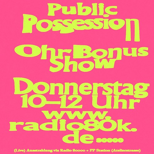 2019 PP OHR BONUS SHOW 01 (via RADIO 80000)