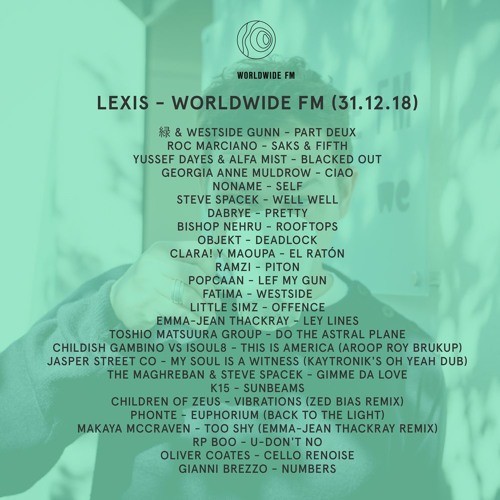Lexis' Worldwide FM Show - 31.12.18 - SOME of the Best of 2018