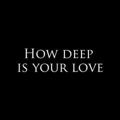 How Deep Is Your Love (Cover)