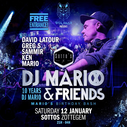 Mario bocca Live At WolfBar 12.o1.2o19 Dj Mario And Friends Sotto's Zottegem