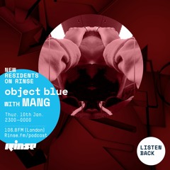 Rinse FM Mix For Object Blue