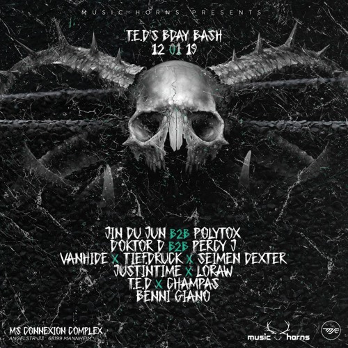 Doktor D b2b Percy J @ T.E.D´s B - Day Bash // Ms Connexion, 12.1.19
