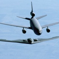 USAF B-2 as MYTEE 21 Flt & KC-10A QUAKE 52 Flt wkg SF Radio HF 11282 kHz