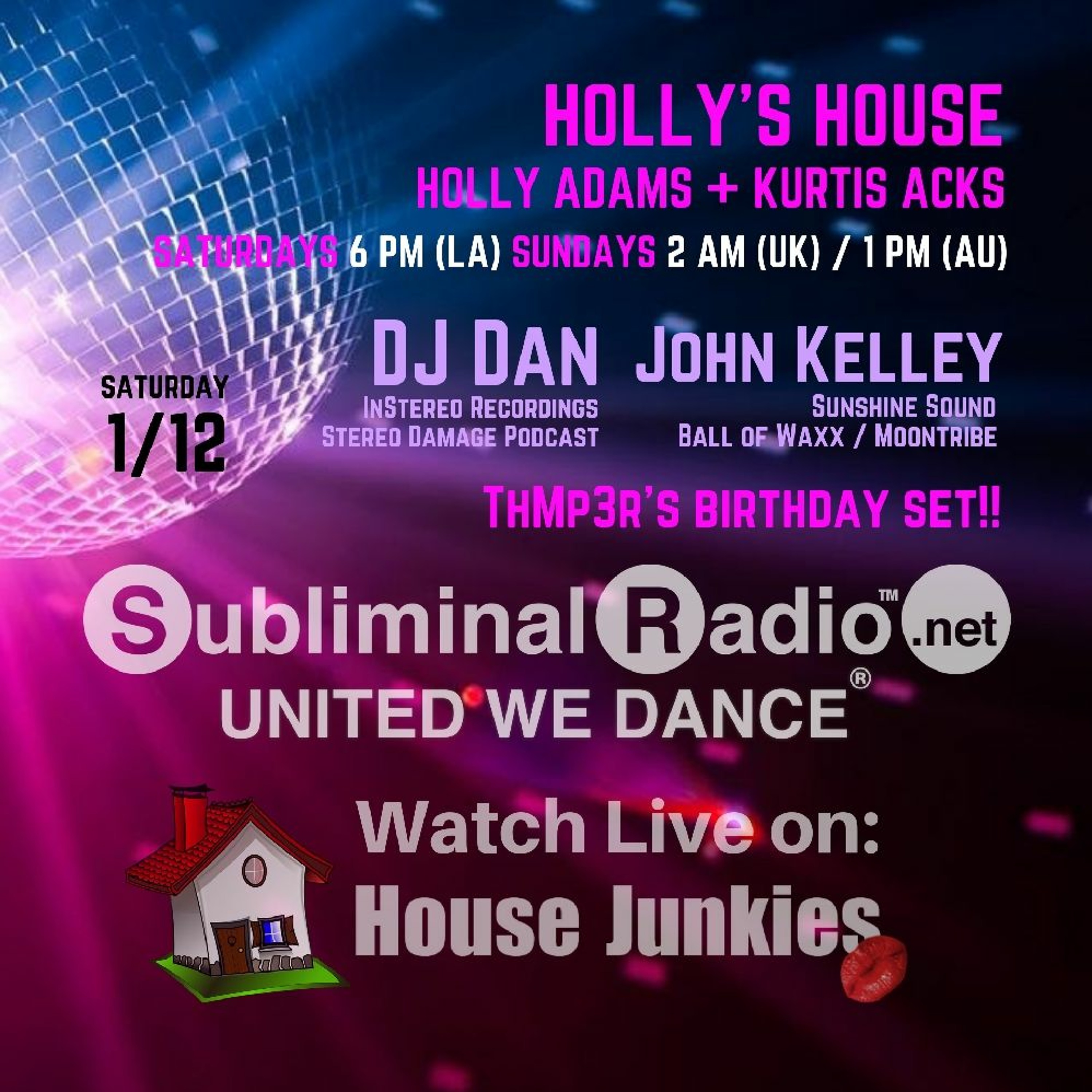 DJ Dan | Holly's House on Subliminal Radio | Show 058 episode artwork