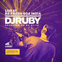 DJ Ruby Live at Refresh, Goa India 04-01-19