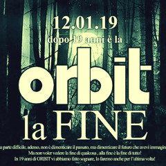 MARCO DIONIGI: ORBIT 2019 -LA FINE- (LIVE)