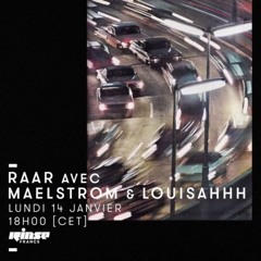 RAAR Show on Rinse France [PUNK Special] January 2019