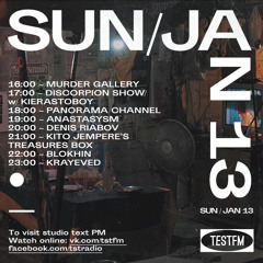 TESTFM w/ Murdergallery — 13/01/2019