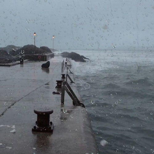 Ocean Thunderstorm Sounds in Ireland (Loopable)