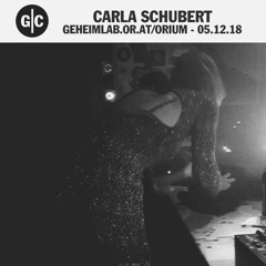 Carla Schubert @ Geheimlab.or.at/orium - Geheimclub Magdeburg 05.12.2018