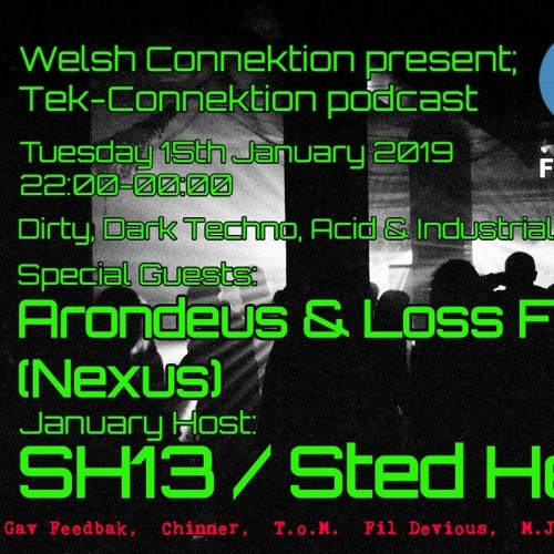 Tek-Connektion Podcast Jan 2019 - Arondeus & Loss Function and SH13/Sted Hellvis