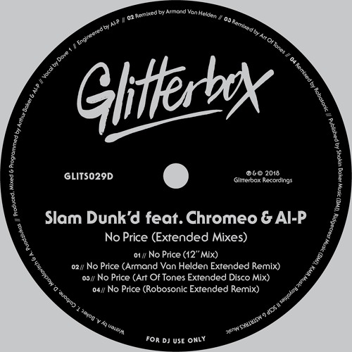 Slam Dunk'd featuring Chromeo & Al-P 'No Price' (Armand Van Helden Mix)